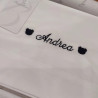 SET LENZUOLA 3 PZ. - CON RICAMO PERSONALIZZABILE