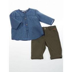 COMPLETO 2 PZ. camicia 100606 - pantalone 100208